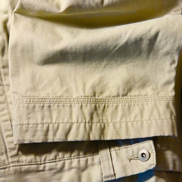 Duluth Trading Khaki Twill heavy work pants Relaxed Fit Men's 38 x 30 - Picture 4 of 8